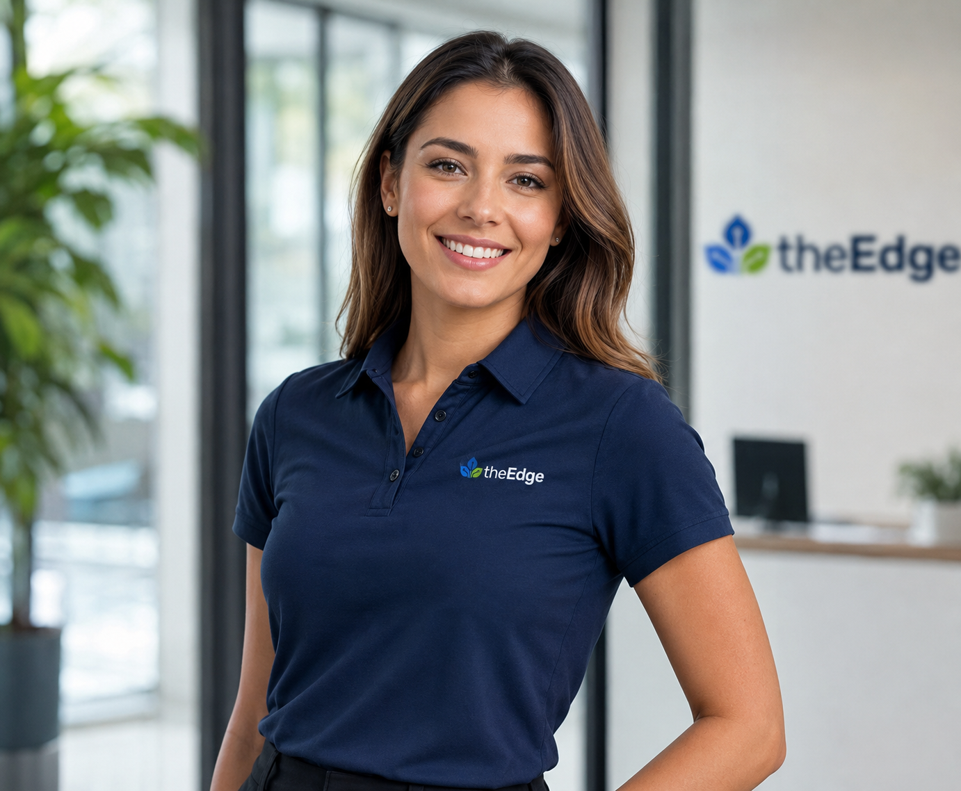 A theEdge team member at 1155 Powers Ferry Place